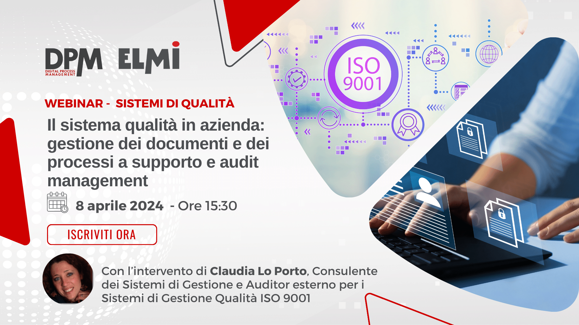 Webinar | Il sistema qualità in azienda: gestione dei documenti e dei processi a supporto e audit management